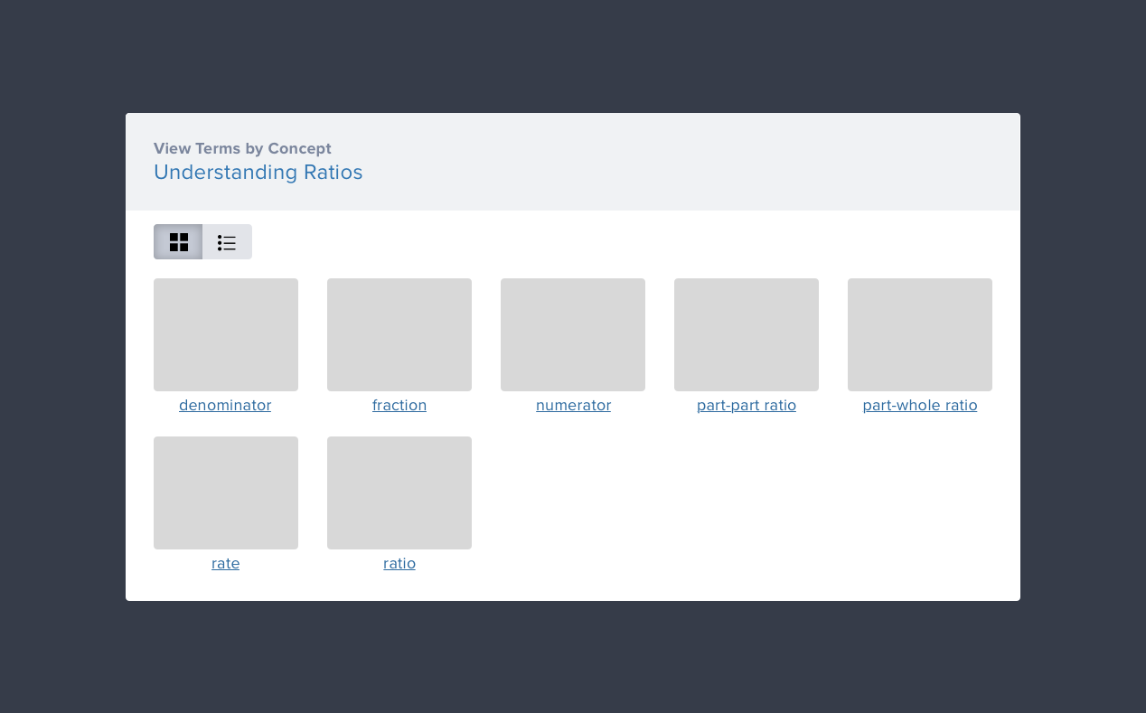 Grid/List Toggle Example