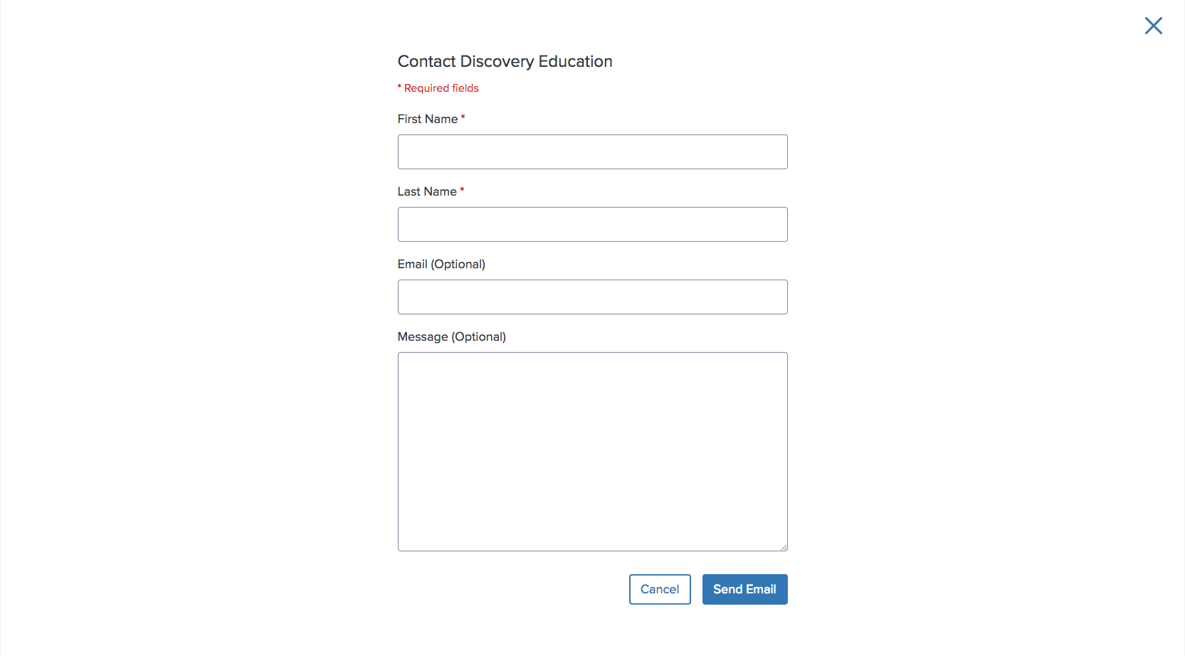 Takeover Modal