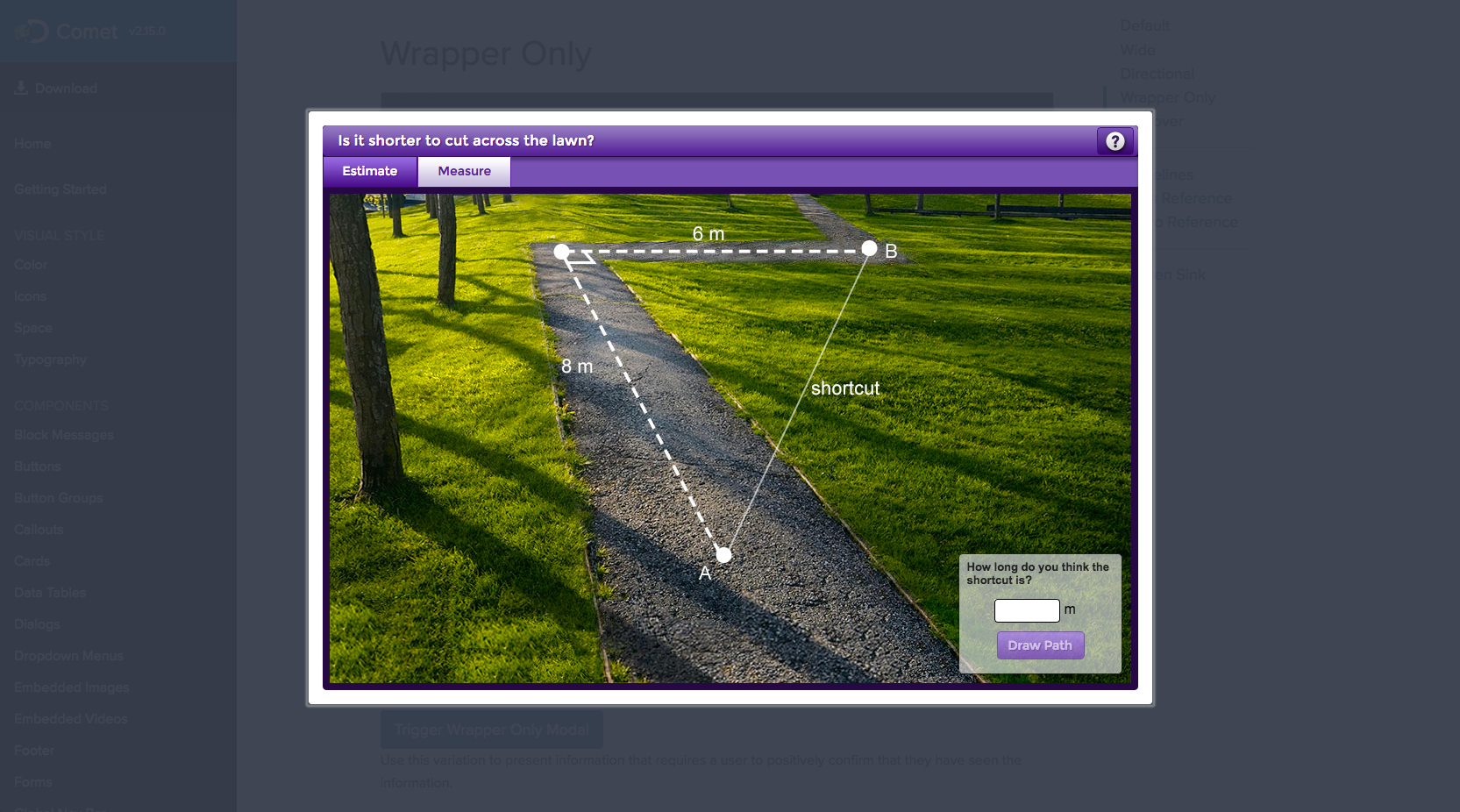 Wrapper Modal