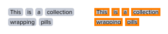 Figure: Pill inset spacing