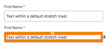 Figure: Textbox stretch inset